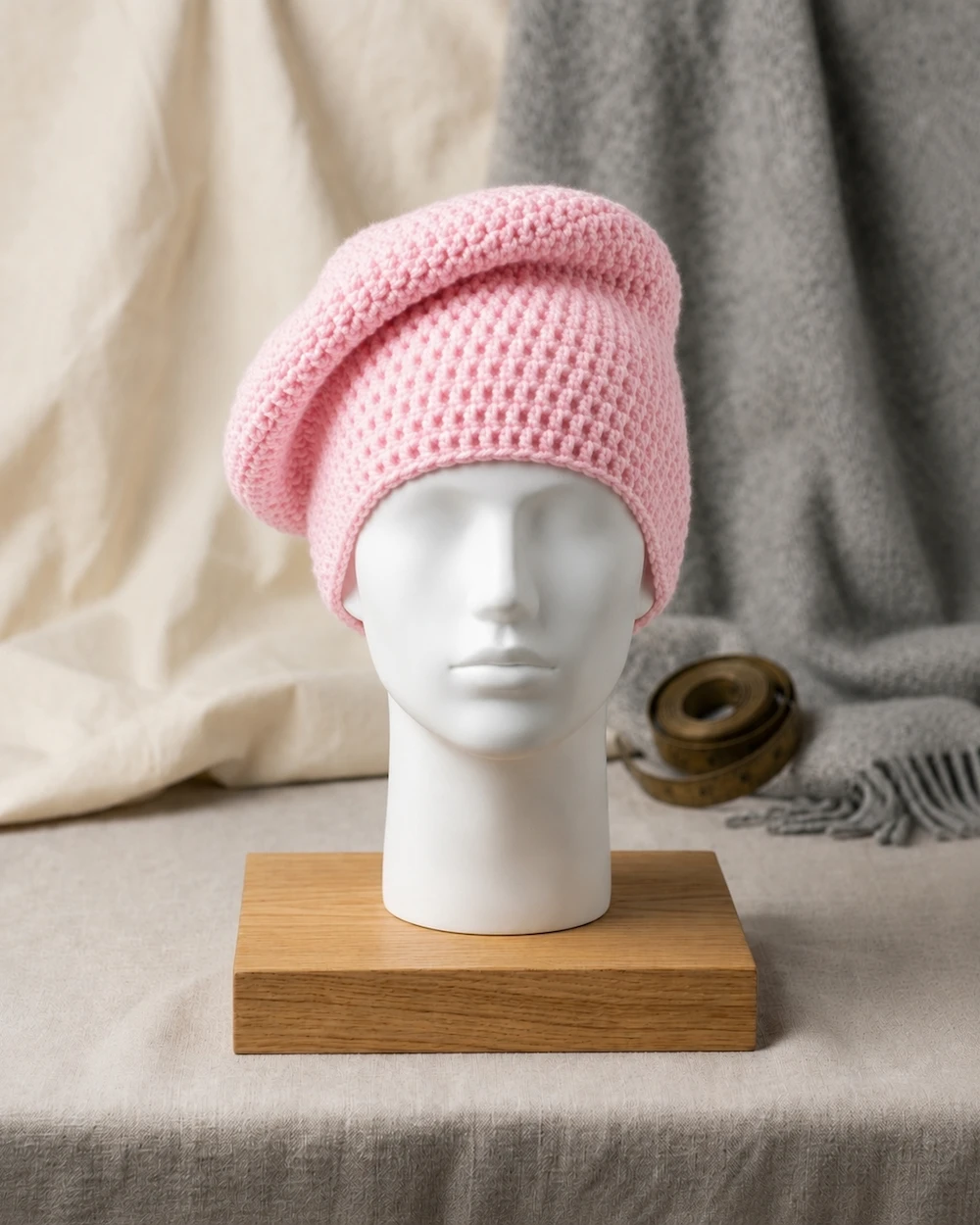 bubblegum bonjour slouchy beanie
